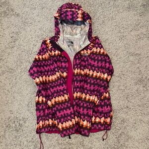 EUC The NORTH FACE HyVent 2.5L Waterproof Jacket with Zippered Pockevts, Size MM